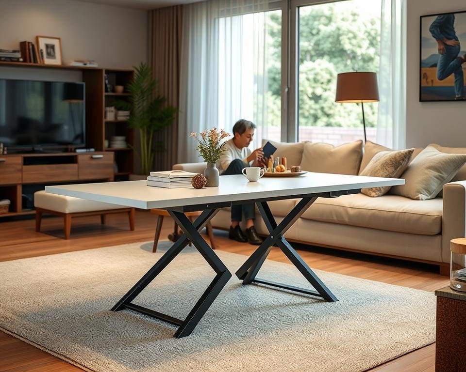 Definitie van opklapbare tafels