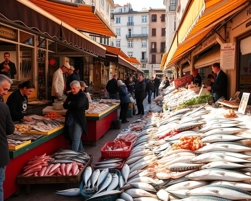 Proef de verse vis op de markten van Lissabon