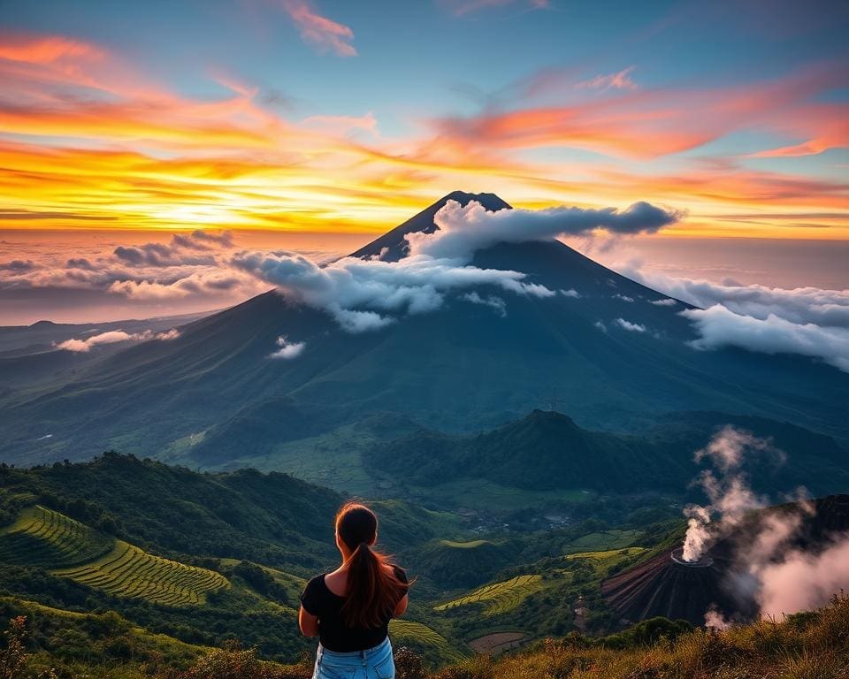 Verken de vulkanen van Java, Indonesië