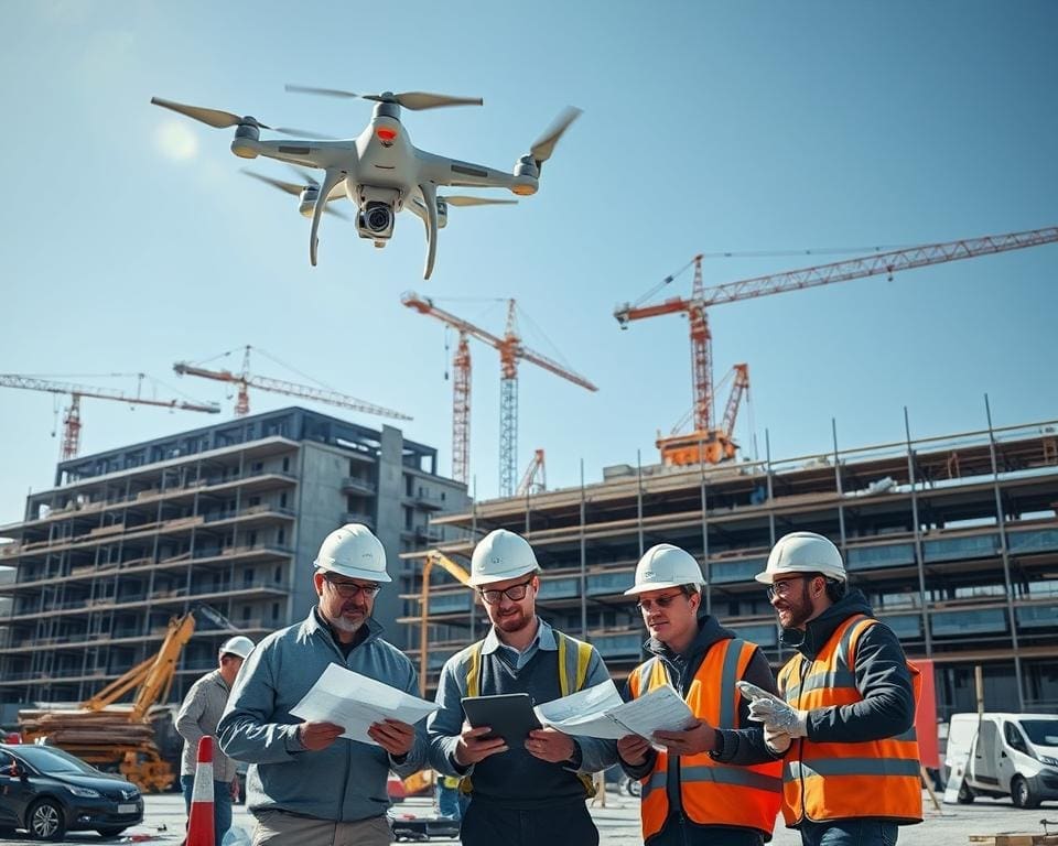 verbeterde bouwprocessen met drones verbeterde bouwprocessen met drones