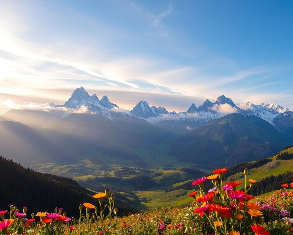 berglandschap Pyreneeën berglandschap Pyreneeën
