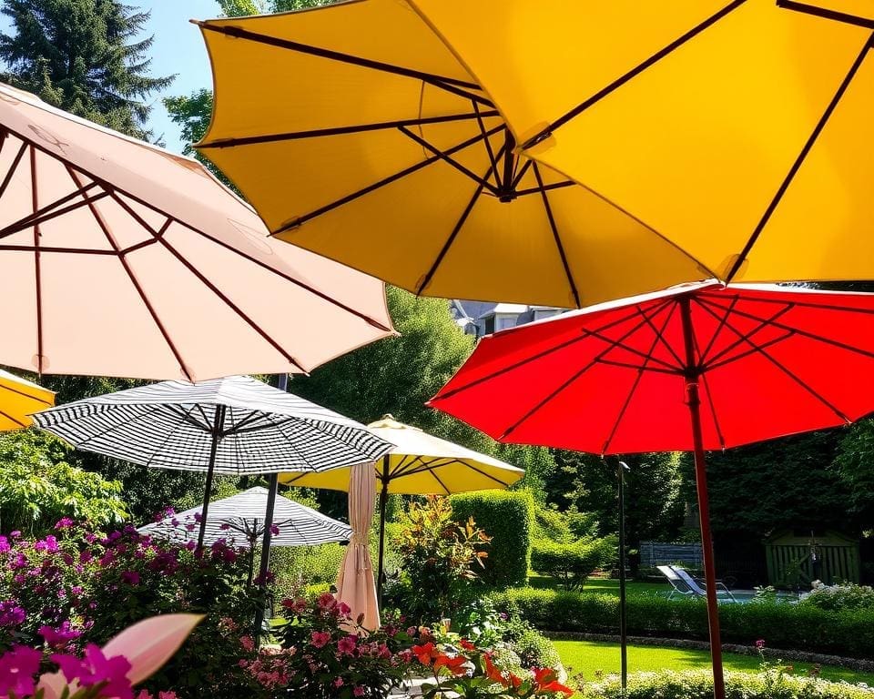 Opklapbare parasols Opklapbare parasols
