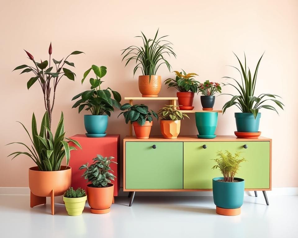 Pilastro-pottenrekken: functioneel en retro
