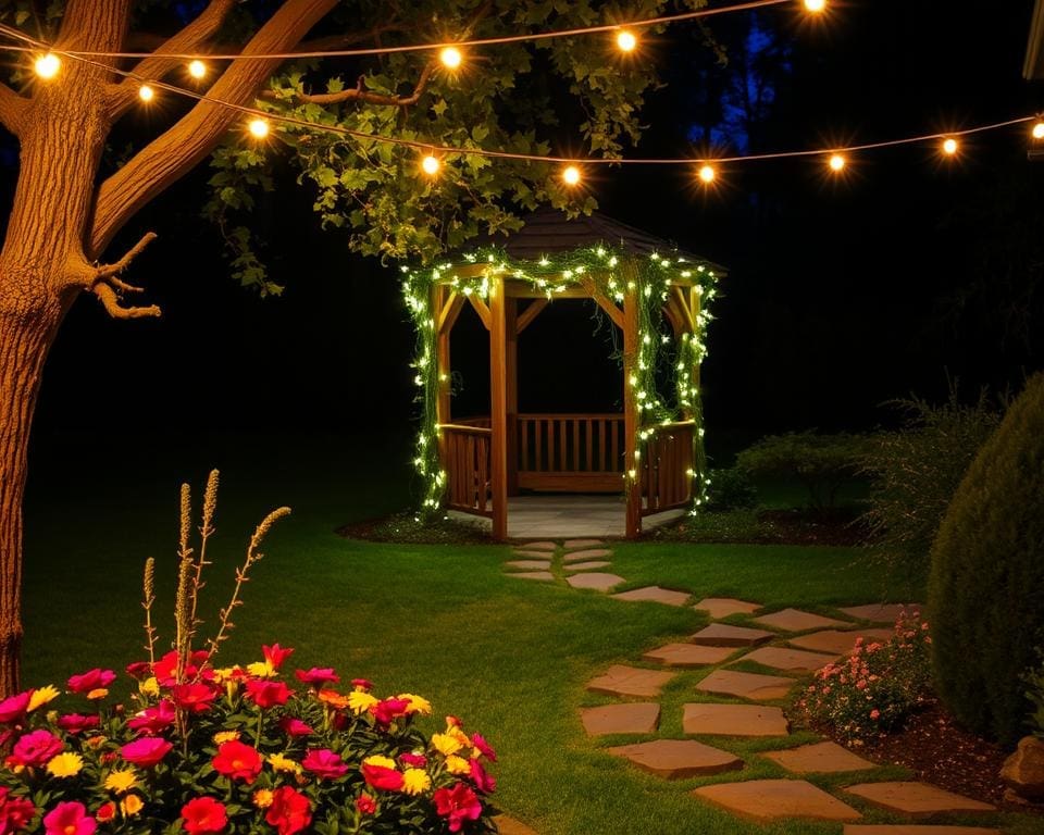 lichtjes in de tuin