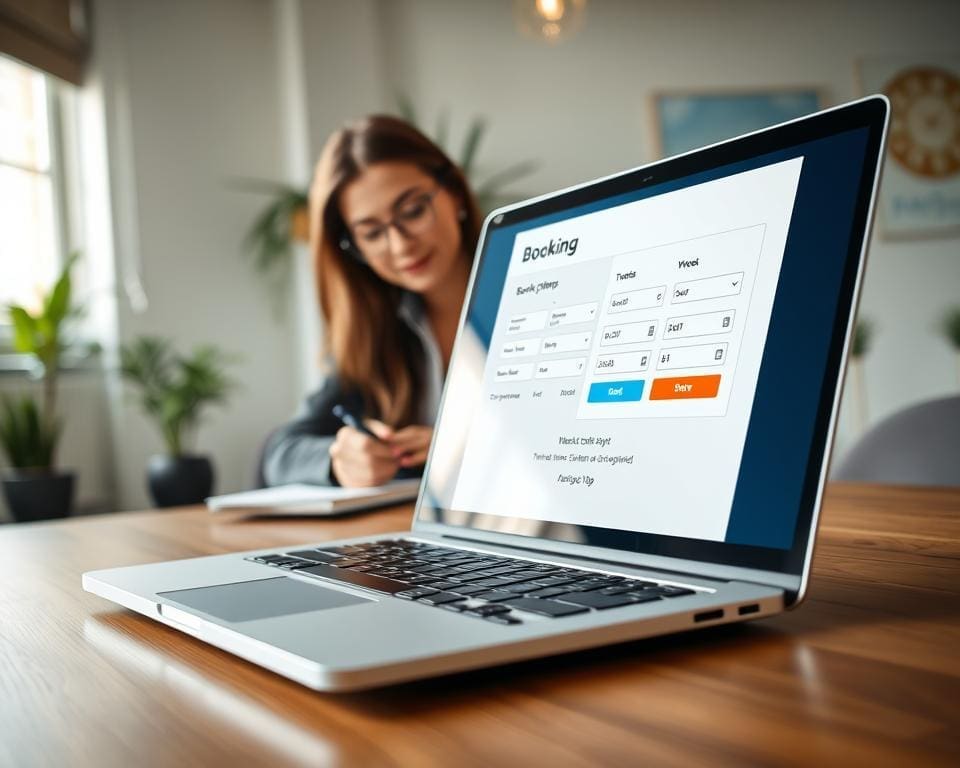 booking systeem website