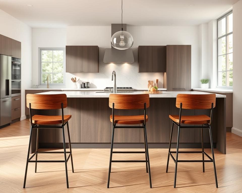 barstoelen bij kookeiland
