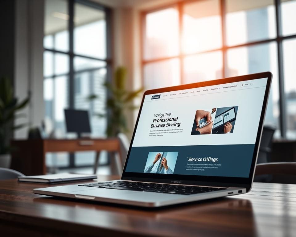professionele zakelijke website